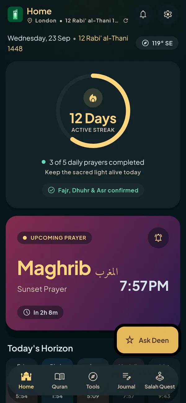 Pray on time, every time