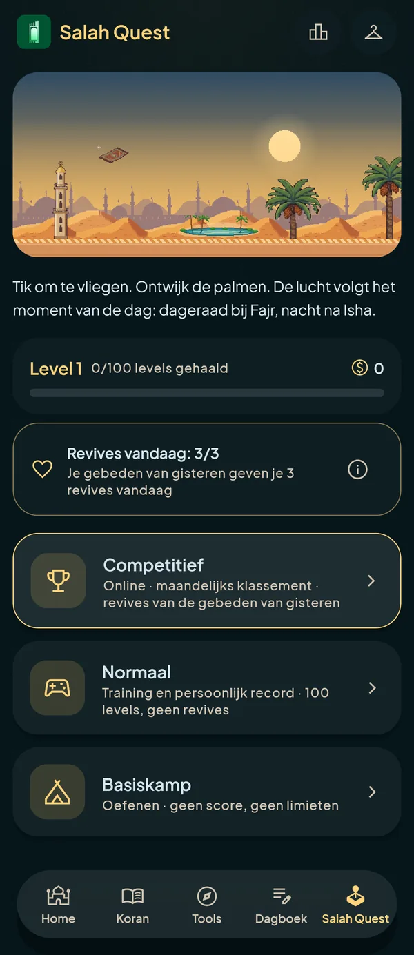 Een spel dat gebed beloont