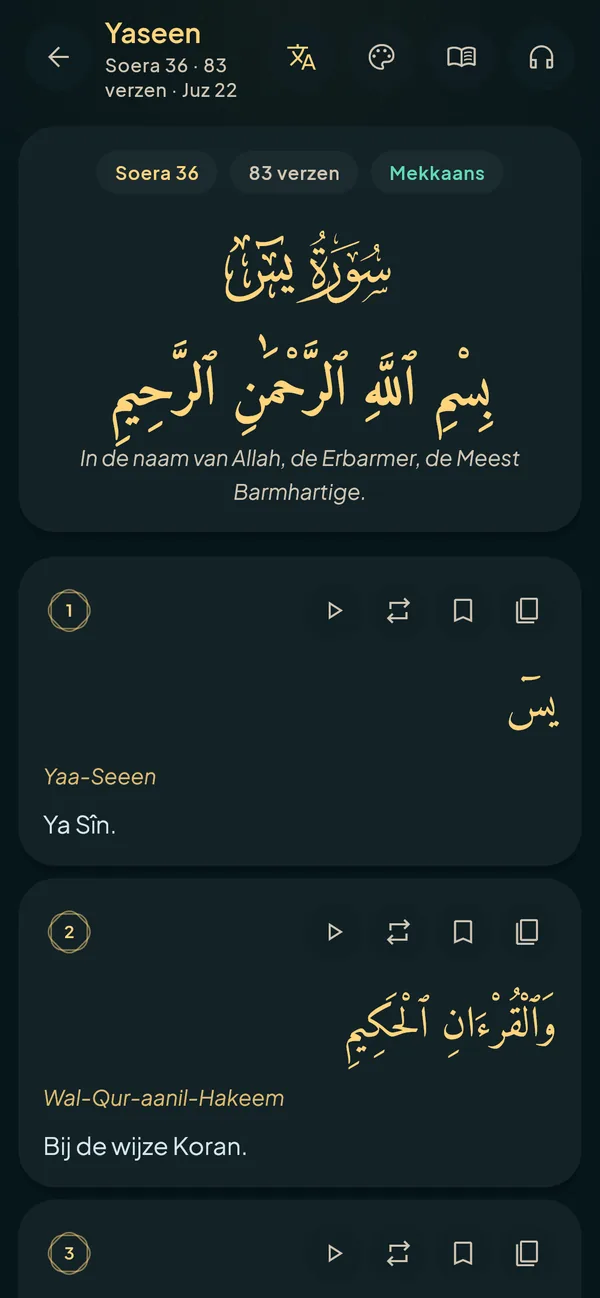 De hele Koran, lezen en luisteren